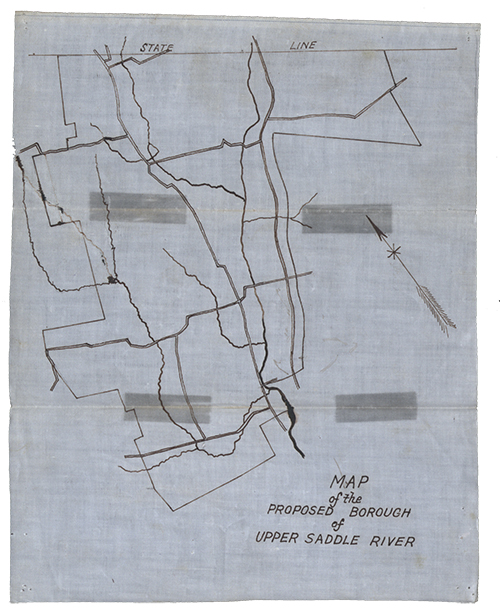 upper saddle river proposed town map